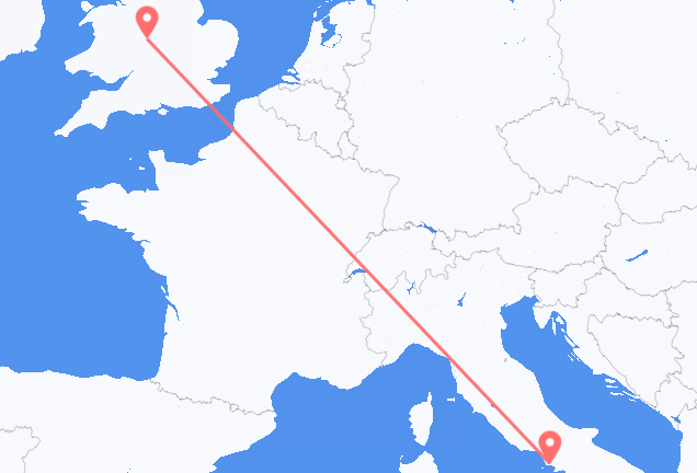 Vols de Birmingham pour Naples