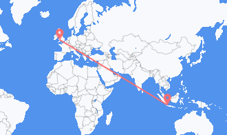 Flüge von Indonesien nach Wales