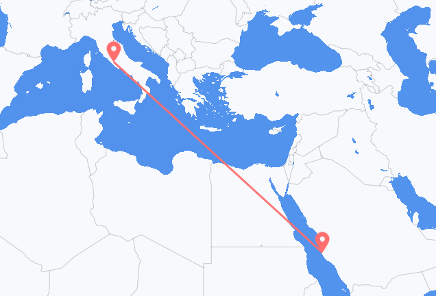 Vols de Djeddah pour Rome