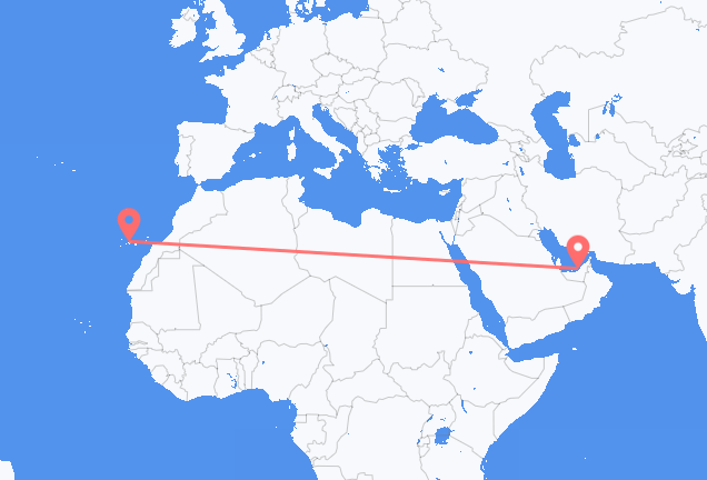 Vols d’Abu Dhabi pour Ténérife