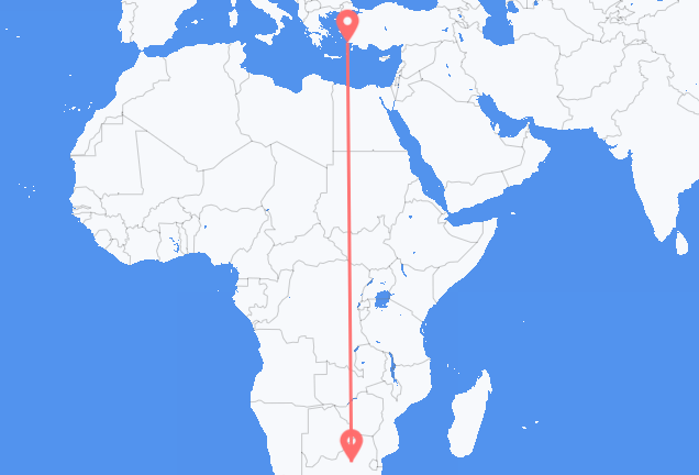 Рейсы из Йоханнесбурга в Бодрум