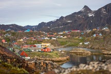 Vluchten van Sisimiut, Groenland naar Europa