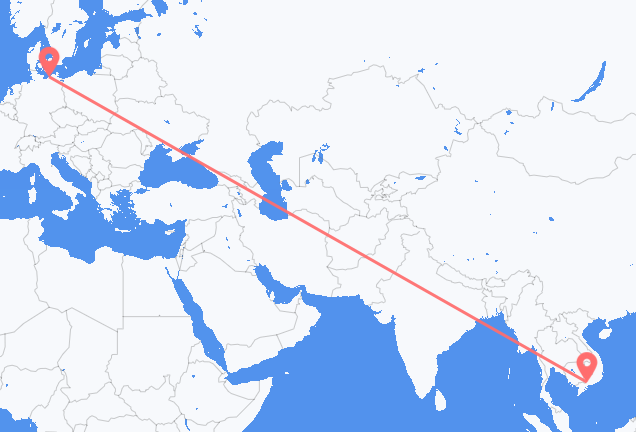 베트남 호치민시에서 출발해 독일 로스톡으로(으)로 가는 항공편