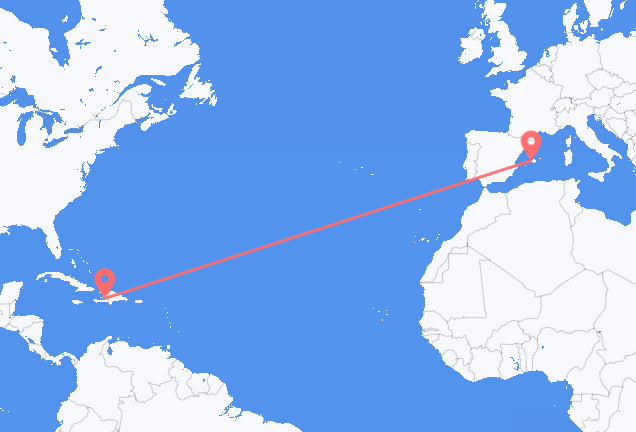 Flyrejser fra Port-au-Prince til Palma