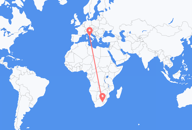 Vols de Maseru pour Rome