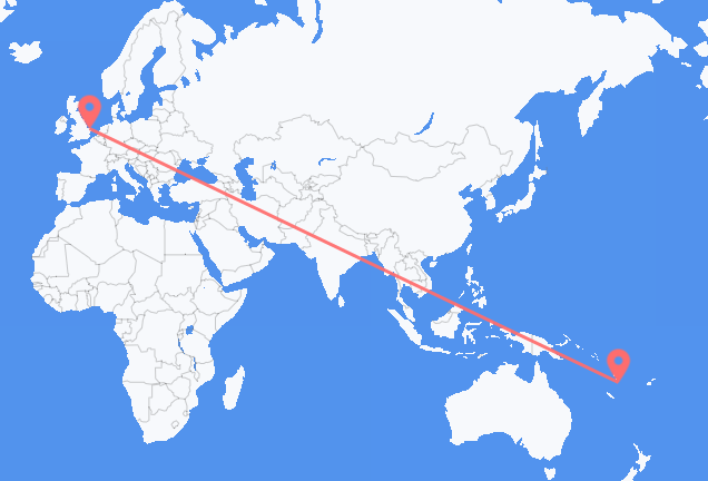 Flyg från Port Vila till Norwich