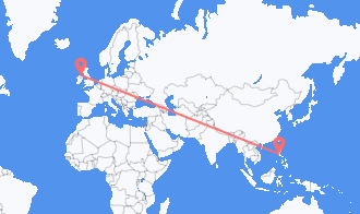Flyreiser fra Filippinene til Nord-Irland
