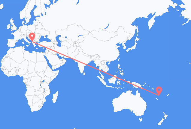 Flyg från Port Vila till Tirana