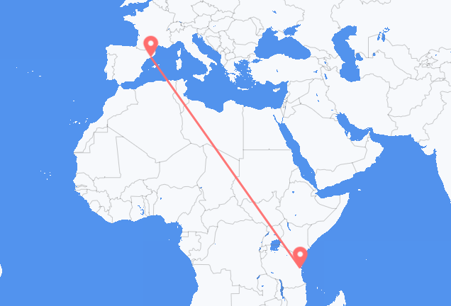 Vuelos de Dar es-Salaam a Barcelona