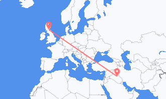 이라크 출발 스코틀랜드 도착 항공편