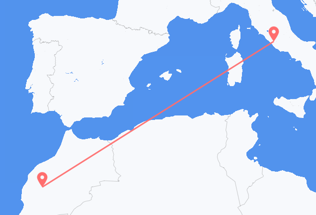 Vuelos de Marrakech a Roma