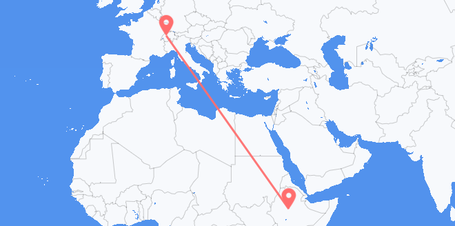 Vluchten van Ethiopië naar Zwitserland