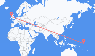 Vluchten van Kiribati naar Noord-Ierland