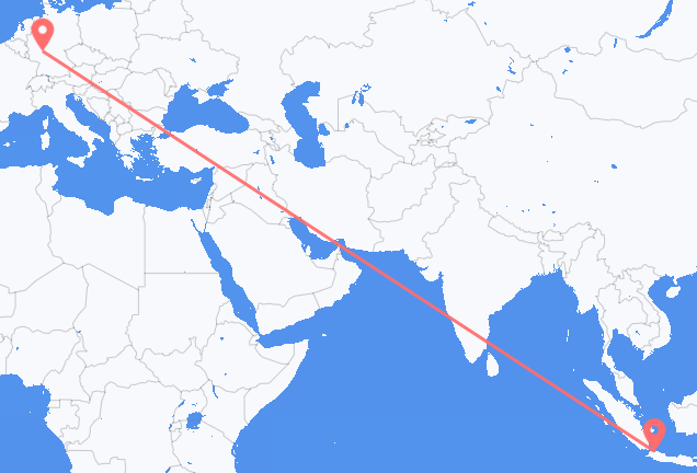 Flüge von Jakarta, nach Frankfurt