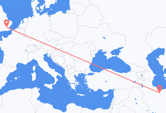 Vols de Téhéran pour Londres