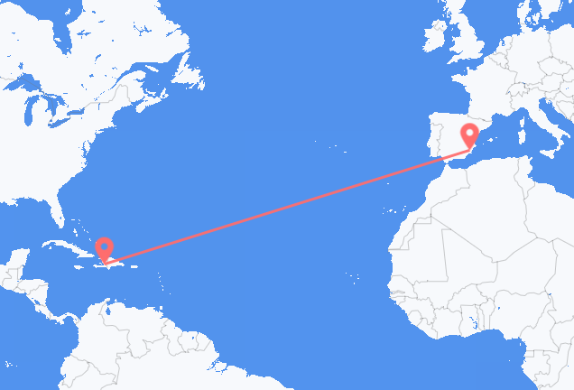 Flyrejser fra Port-au-Prince til Murcia