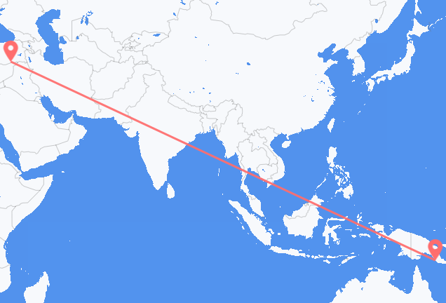 Vols de Port Moresby pour Mardin