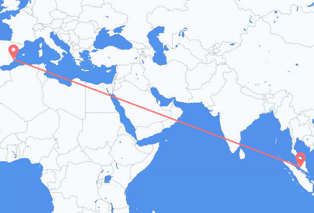 从吉隆坡飞往阿利坎特的航班
