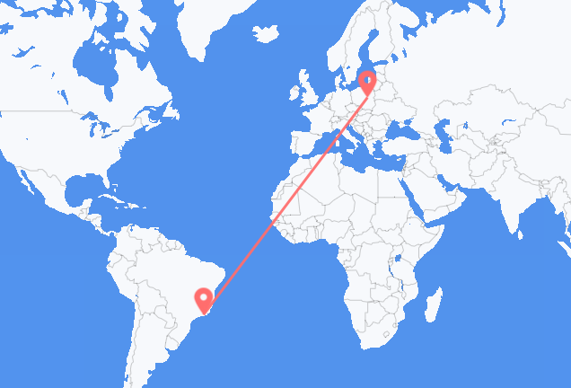 Vuelos de Río de Janeiro a Varsovia
