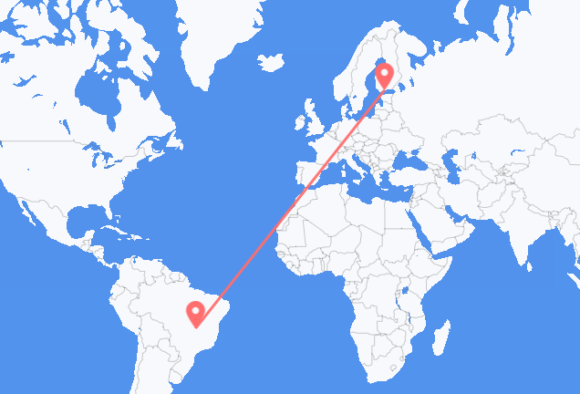 Voli da Brasilia ad Helsinki