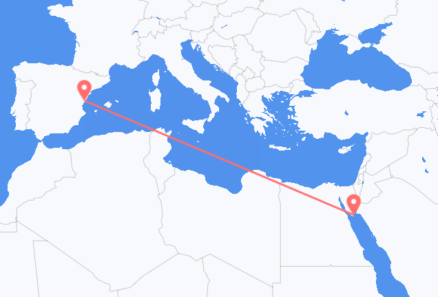 Рейсы из Шарм-эль-Шейха в Кастельон-де-ла-Плана