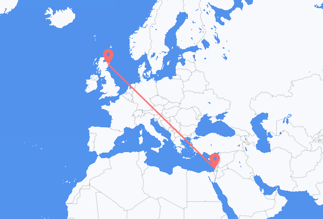 Flyrejser fra Tel Aviv til Aberdeen