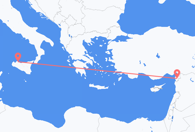 Flyrejser fra Palermo til Hatay Province