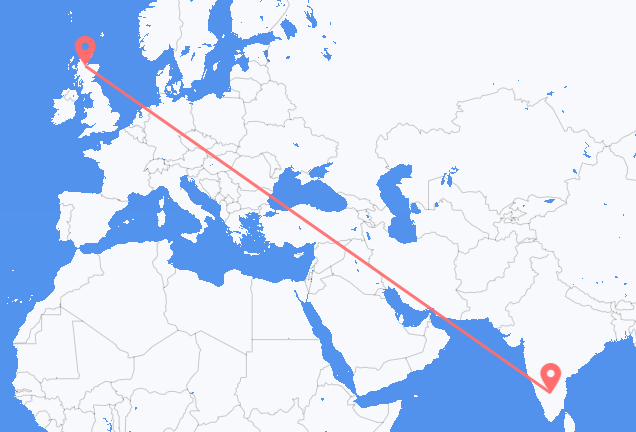 Flug frá Bengaluru til Inverness