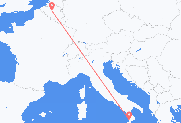 Vuelos de Bruselas a Lamezia Terme