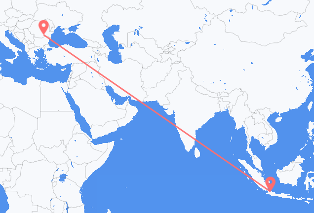 Flüge von Jakarta, nach Bukarest