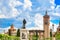 Photo of Cervantes Square in Alacalà de Henares, Spain, Madrid.