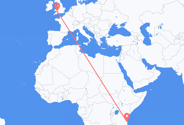 Vuelos de Dar es-Salaam a Cardiff