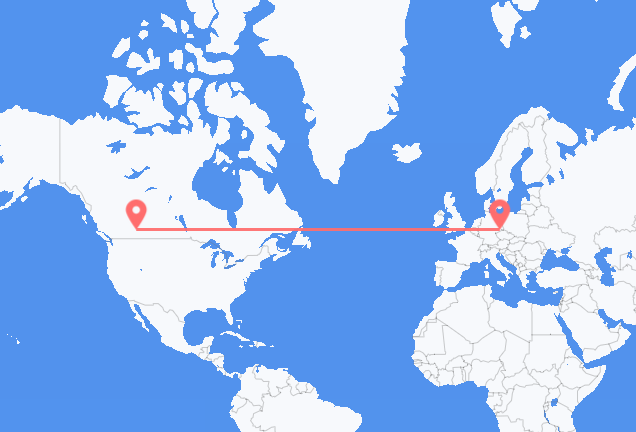 Flyrejser fra Calgary til Dresden