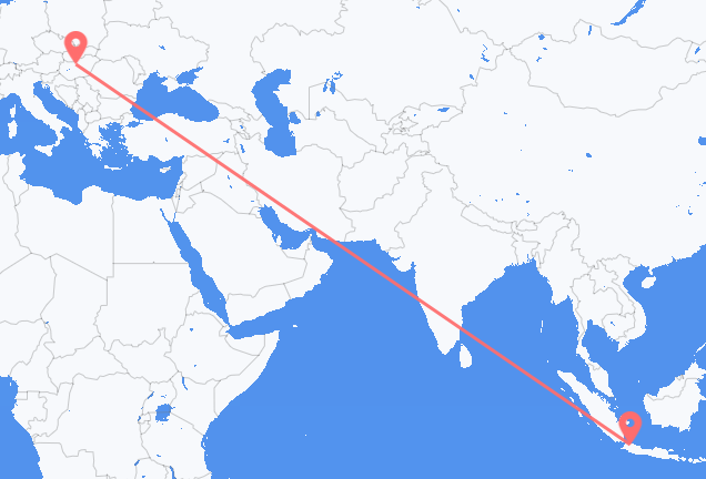 Flüge von Jakarta, nach Budapest