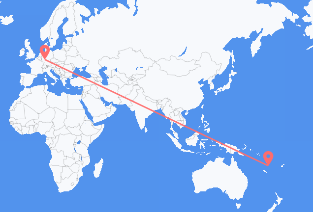 Flyg från Port Vila till Frankfurt