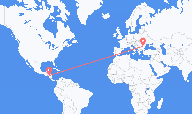 Flyrejser fra Tegucigalpa til Bukarest