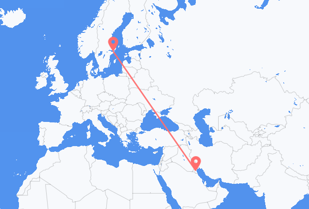 Vuelos de Ciudad de Kuwait a Estocolmo