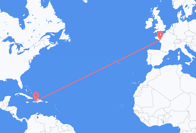 Vols de Port-au-Prince pour Nantes