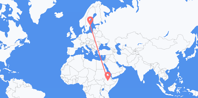 Vluchten van Ethiopië naar Zweden