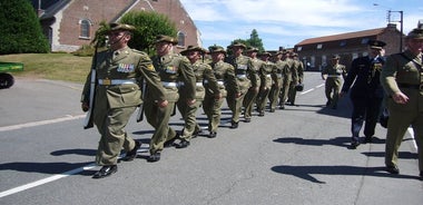 Ástralskir orrustuvellir einkatúr í Fromelles og Flandern frá Lille