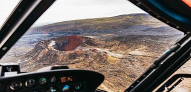 Frá Reykjavík: Ný eldfjallasvæði Þyrluferð