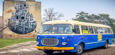 Warsaw: 2.5-Hour Dark Side - Praga District by a Retro Bus