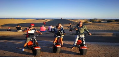 Tour guidato al tramonto o al mattino con E-Chopper 2 posti: Maspalomas