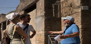 Visita guiada a Pompeya y paseo a caballo por el Vesubio con cata de vinos