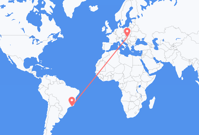 里约热内卢 到布达佩斯