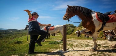 Crete Finikia와 Giouchtas Mountains 승마 투어 (점심 식사 포함)