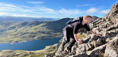 Snowdon a través de Crib Goch