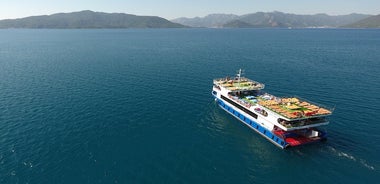 Crucero semi submarino con fondo de cristal de día completo en Marmaris