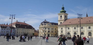 Borgarskoðunarferð Sibiu á ensku: Kanna hjarta Transylvaníu