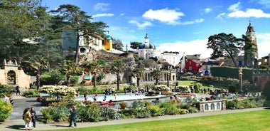 Portmeirion, kastala og Snowdonia ferð